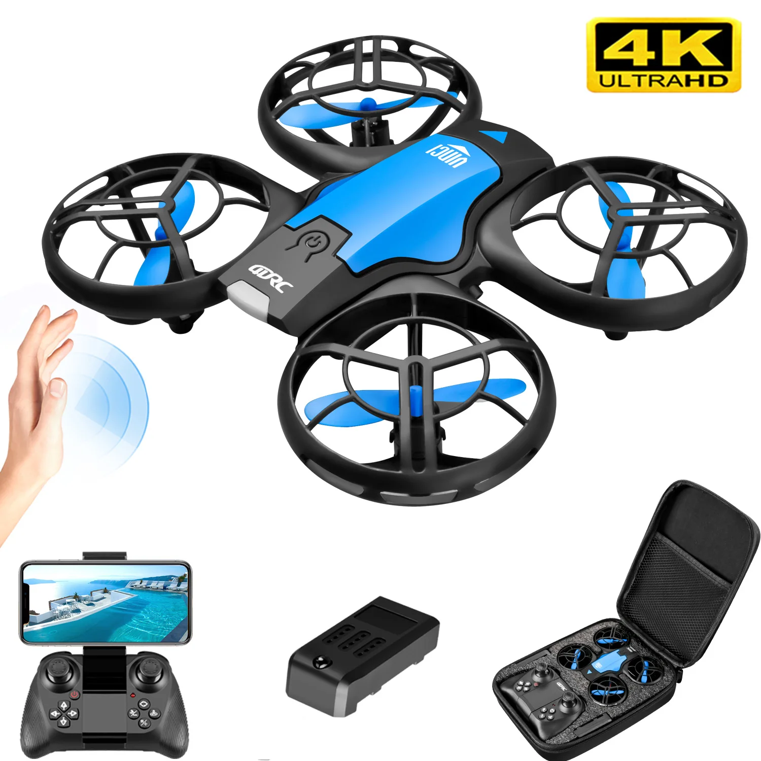 V8 New Mini Drone 4K Professio - Drone Camera 4K 评论和价格