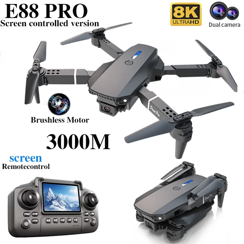 Professional E88 PRO Drone wit - Drone Camera 4K 评论和价格