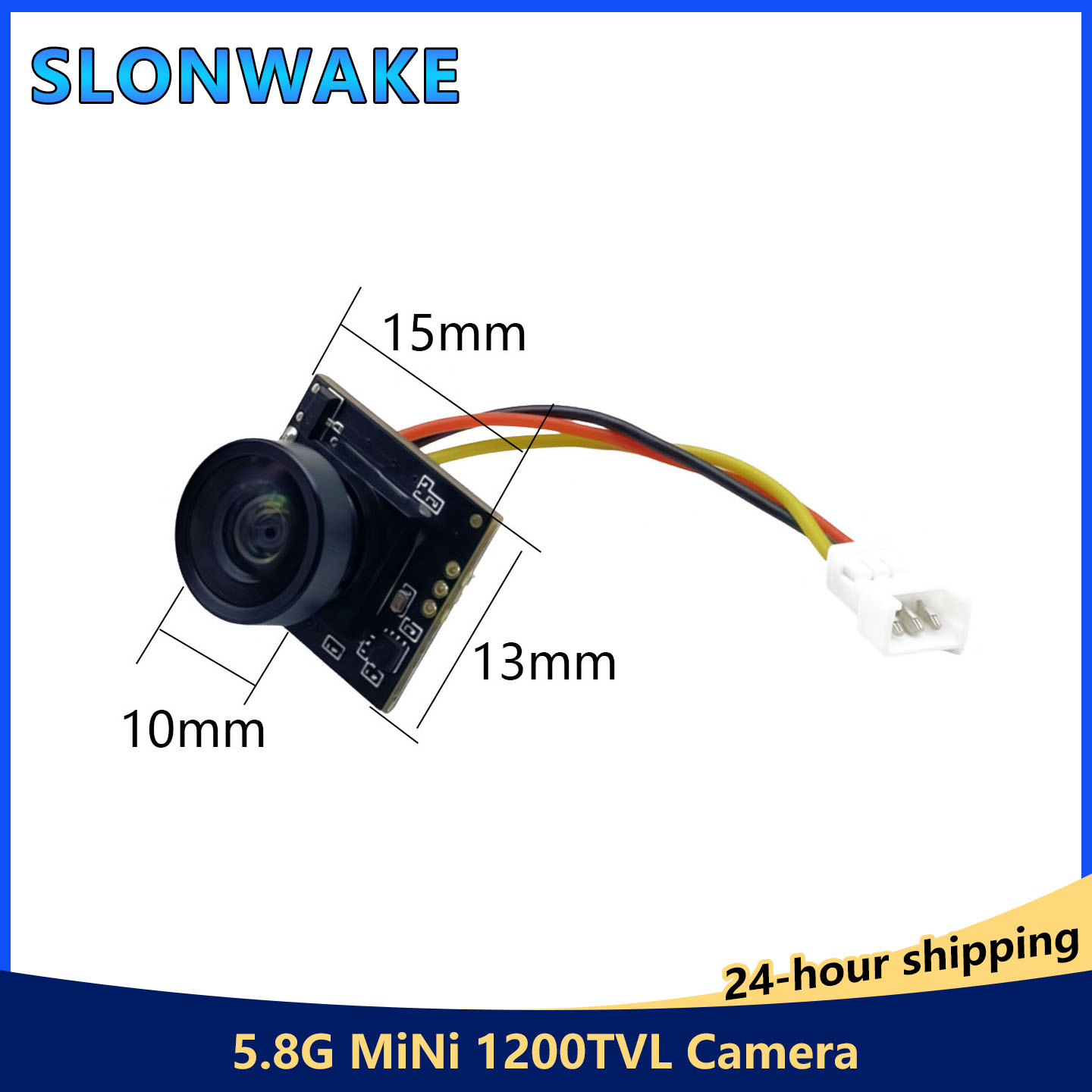 SLONWAKE Ultra Mini 5.8G FPV C - Drone Camera Wide Angle 评论和价格